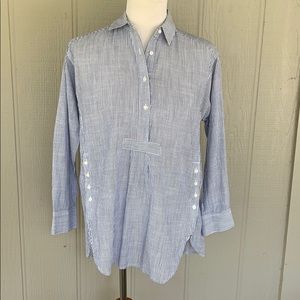 Blue and white Striped tunic by Madewell